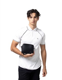 Foto 5 | Bandolera Crossbody Boroni Negro Correa Ajustable