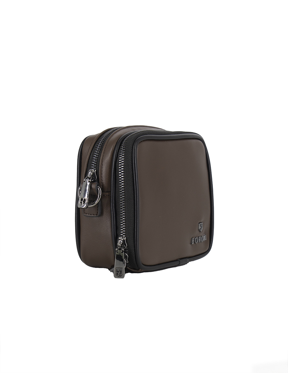 Foto 2 | Bandolera Crossbody Boroni Café Correa Ajustable