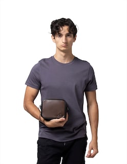 Foto 5 | Bandolera Crossbody Boroni Café Correa Ajustable