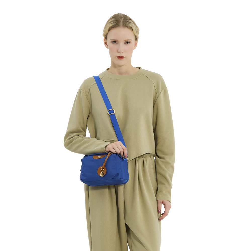 Foto 5 pulgar | Crossbody Hpc Polo Color Azul