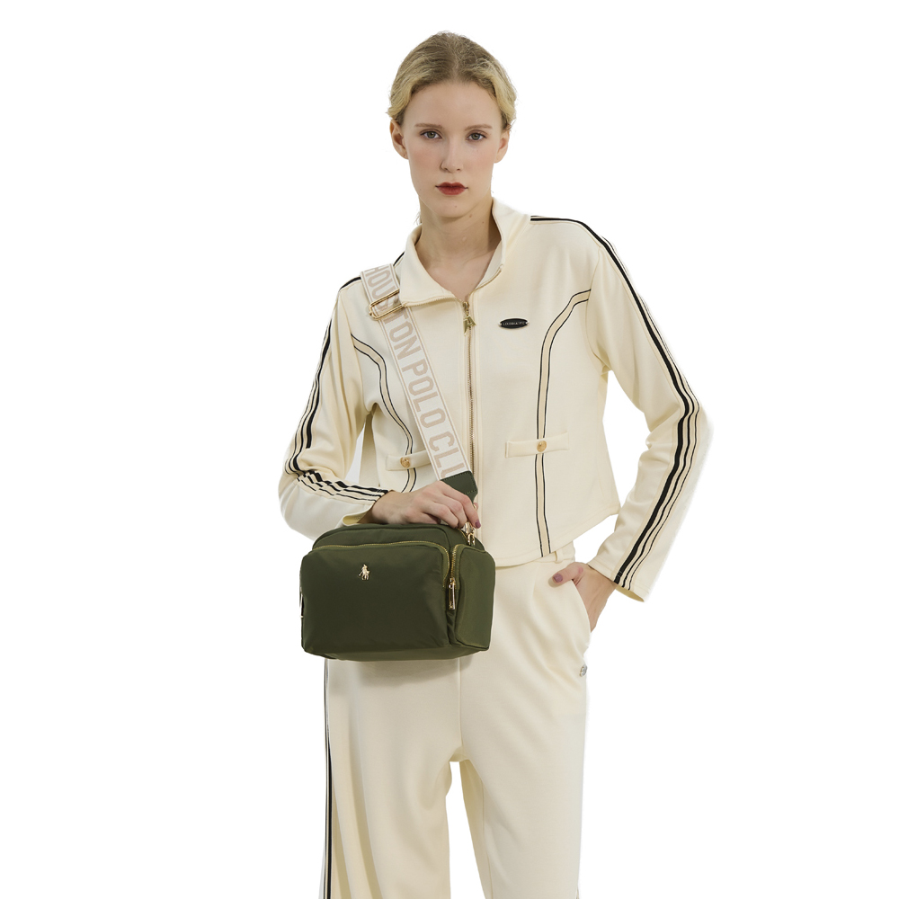 Foto 5 pulgar | Crossbody Hpc Polo Color Verde Olivo