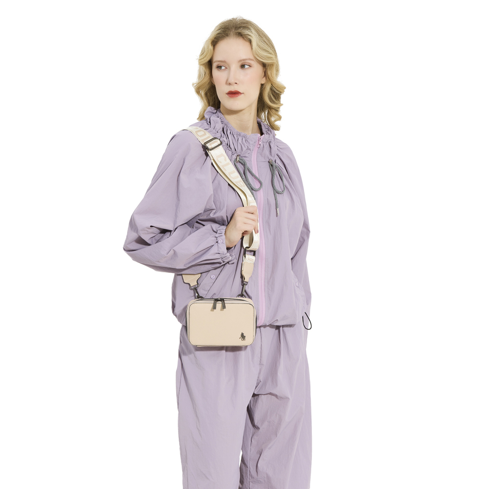 Foto 5 pulgar | Crossbody Hpc Polo Color Beige