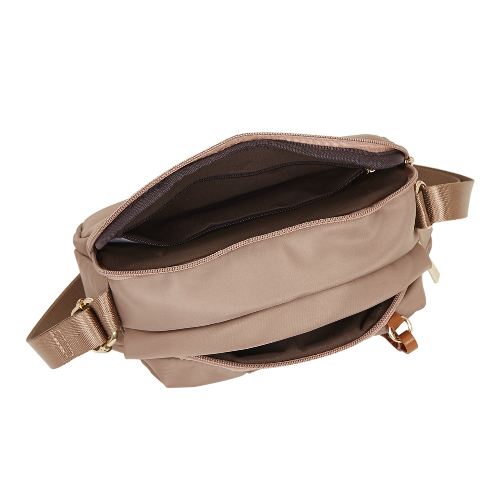 Foto 4 pulgar | Crossbody Hpc Polo Color Cenizo