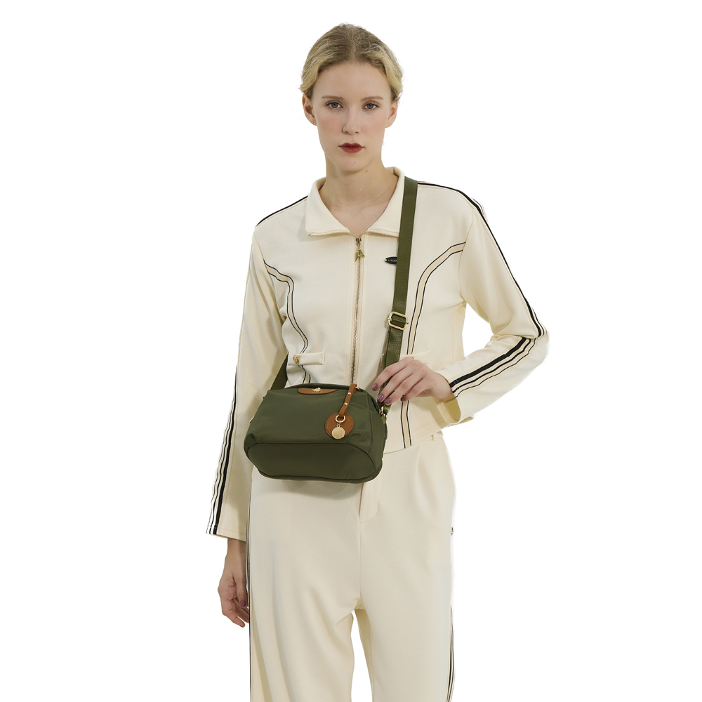 Foto 5 pulgar | Crossbody Hpc Polo Color Verde Olivo