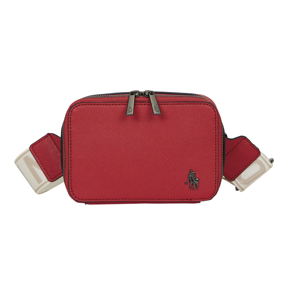 Foto 2 pulgar | Crossbody Hpc Polo Color Rojo
