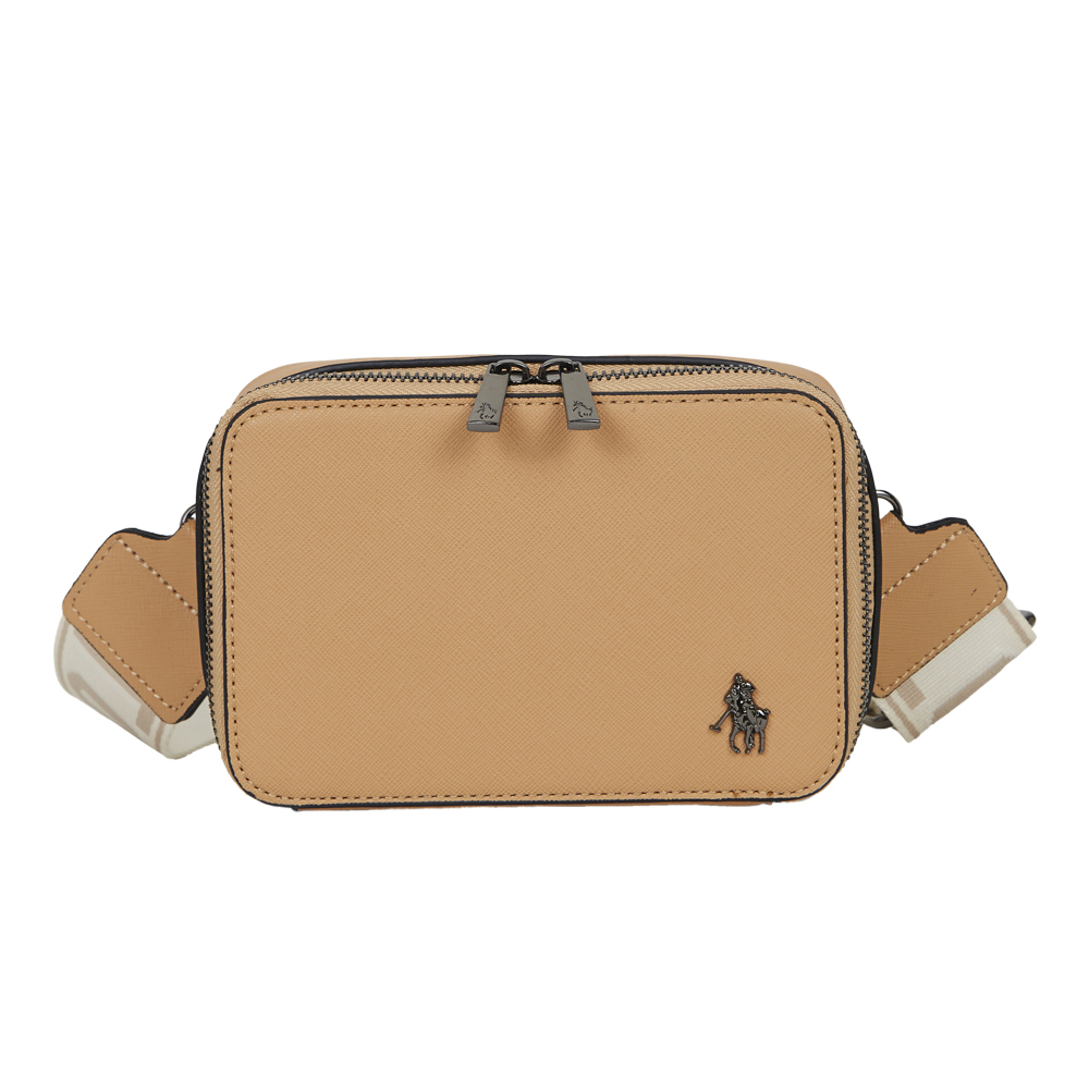 Foto 2 pulgar | Crossbody Hpc Polo De Color Camel
