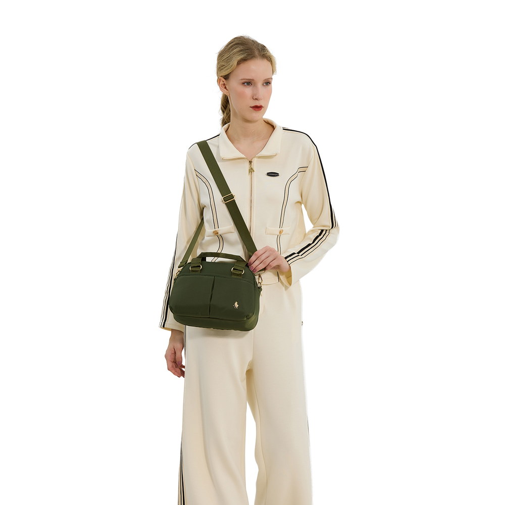 Foto 5 pulgar | Crossbody Hpc Polo Color Verde Olivo