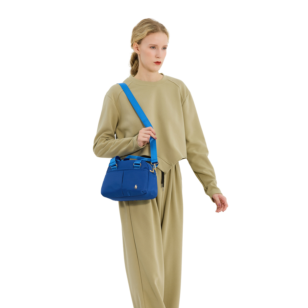 Foto 5 pulgar | Crossbody Hpc Polo Color Azul