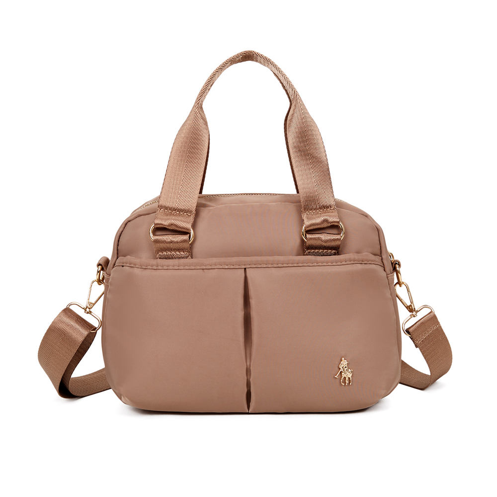 Foto 2 pulgar | Crossbody Hpc Polo Color Cenizo