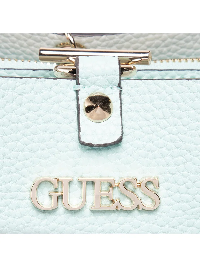 Foto 4 pulgar | Bolsa Doble Crossbody Guess Verde