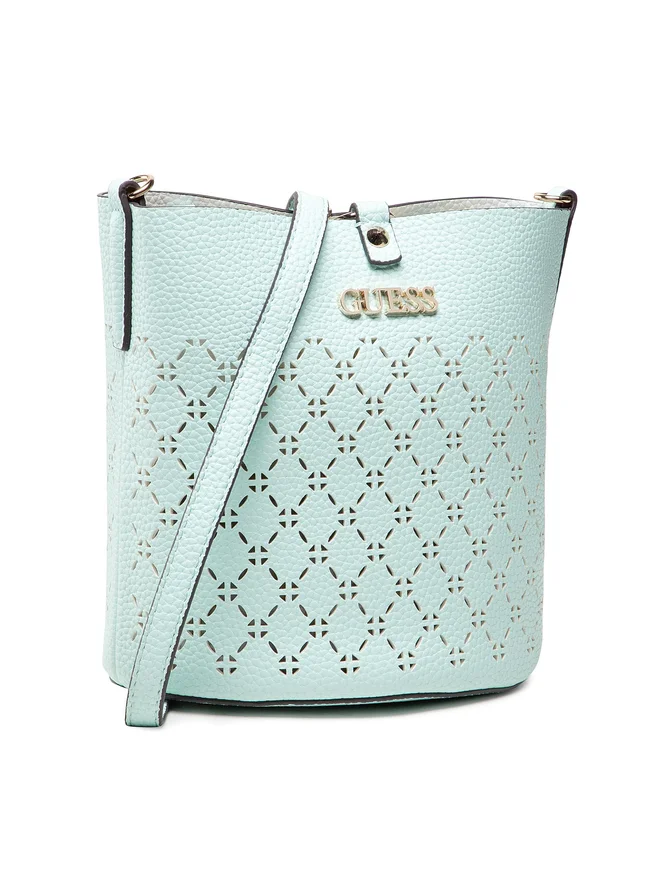 Foto 6 pulgar | Bolsa Doble Crossbody Guess Verde