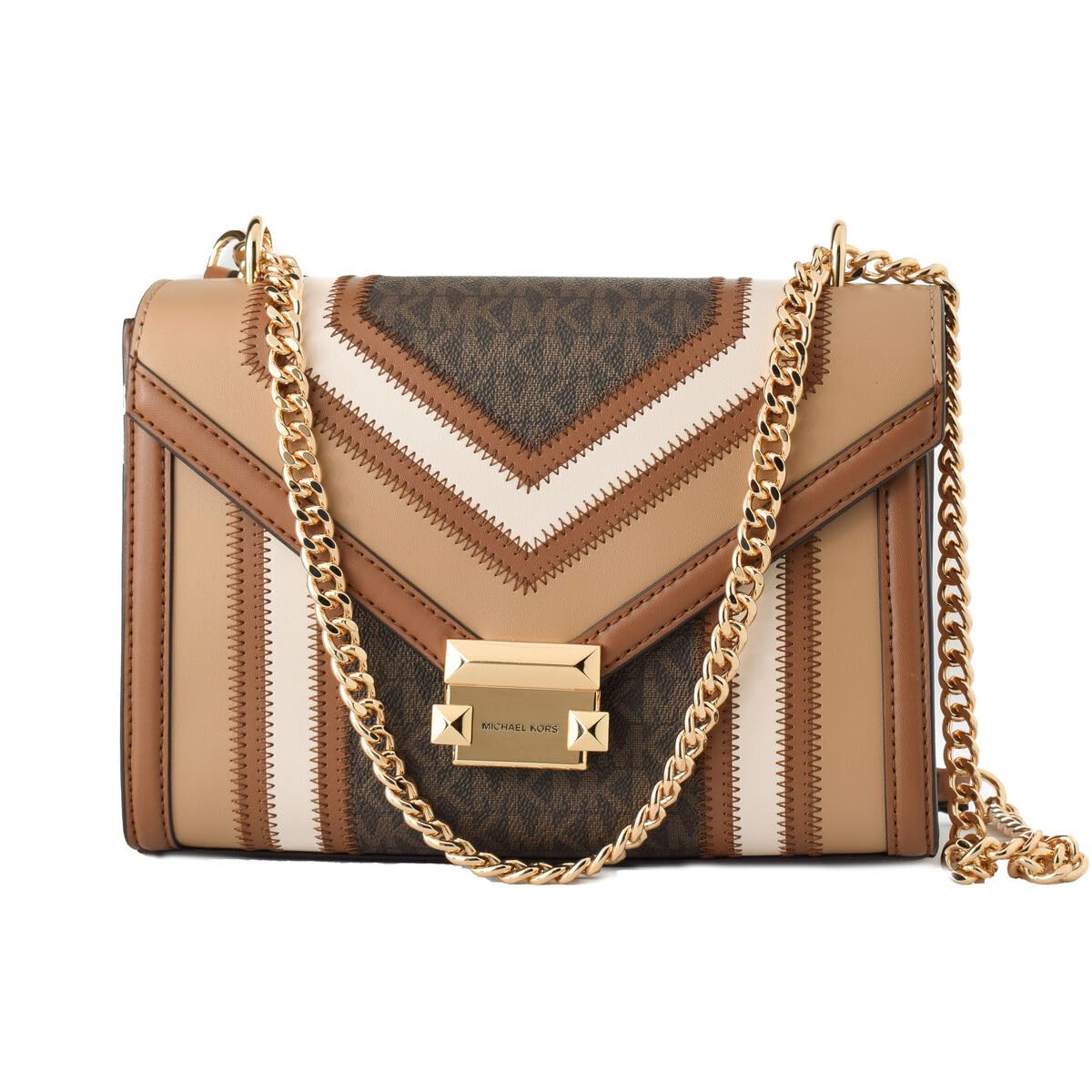 Foto 2 pulgar | Bolso De Hombro Michael Kors Whitney Medium Brown Multi - Venta Internacional.