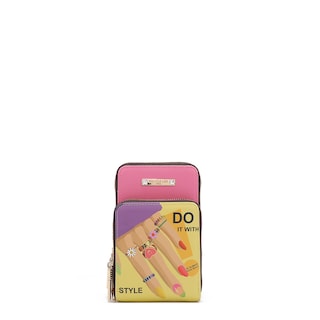 Foto 1 | Bolsa Portacelular Nicole Lee Estampada Nail Polish