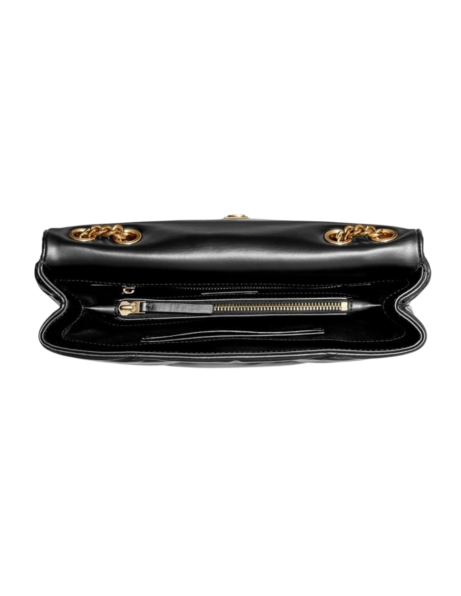 Foto 5 pulgar | Bolsa Crossbody Tory Burch Color Negro Con Asa Dorada