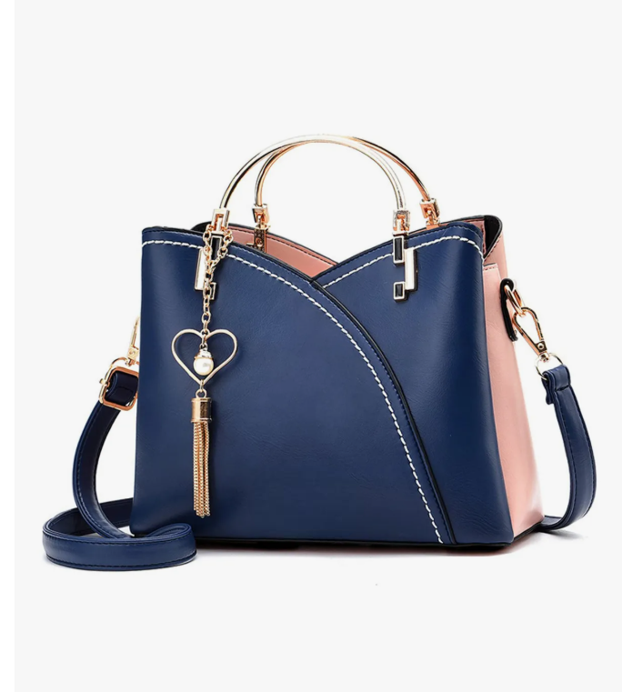 Bolso Xtellar Moda Mujer Cartera Crossbody Bandolera Satchel Color Azul