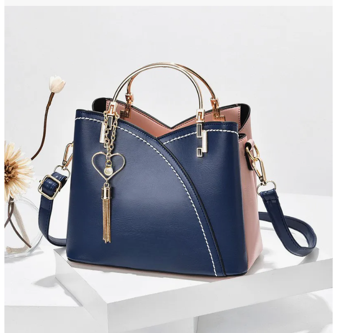 Foto 3 pulgar | Bolso Xtellar Moda Mujer Cartera Crossbody Bandolera Satchel Color Azul