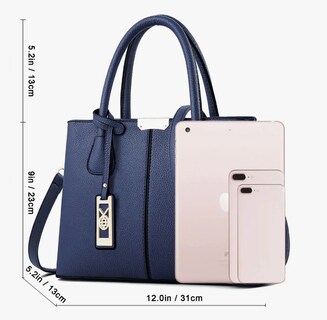 Foto 4 | Bolso Xtellar Para Impermeable Elegante Negra Dama Viaje Para Laptop Modelo Azul Oscuro