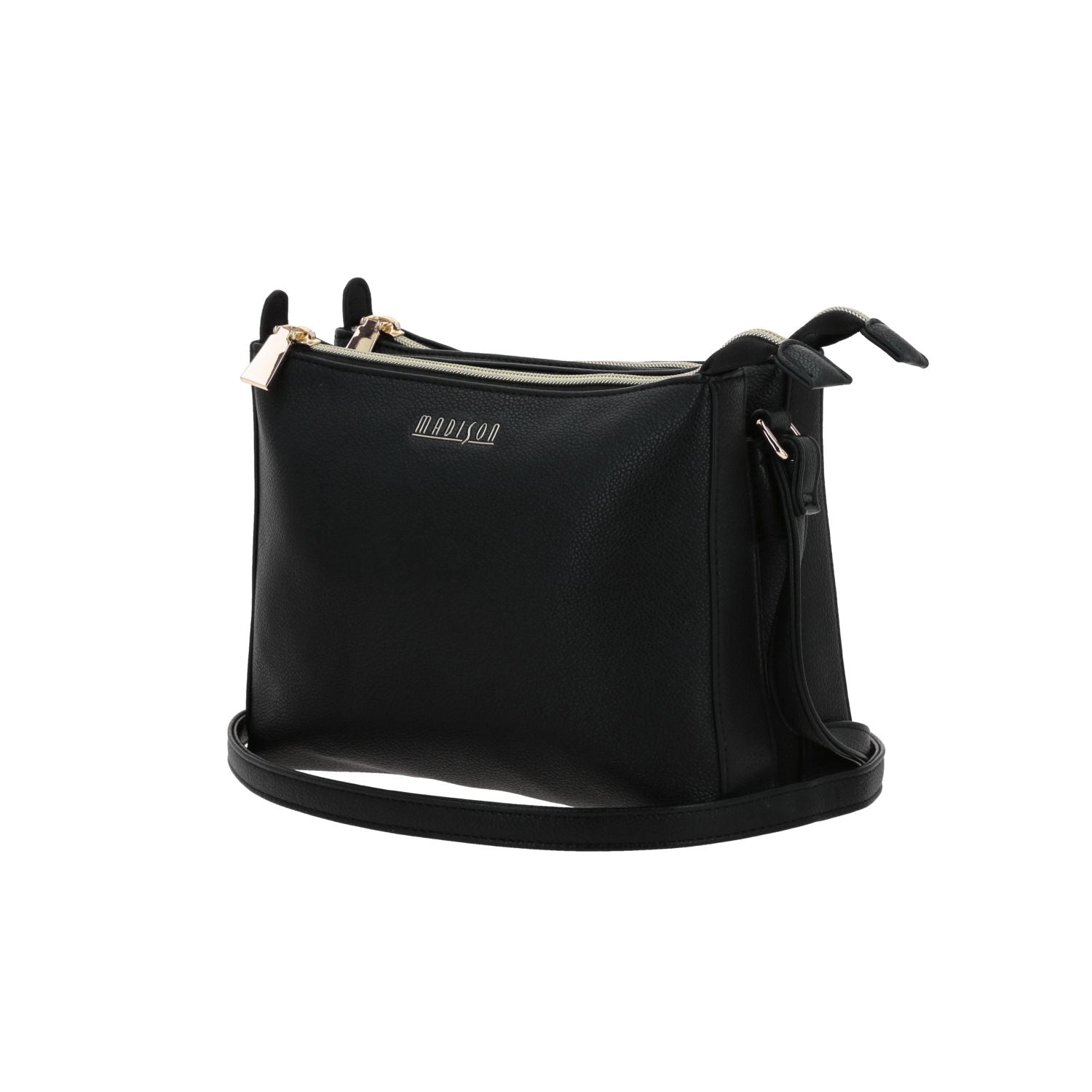 Foto 3 pulgar | Crossbody Negro Madison Floresia
