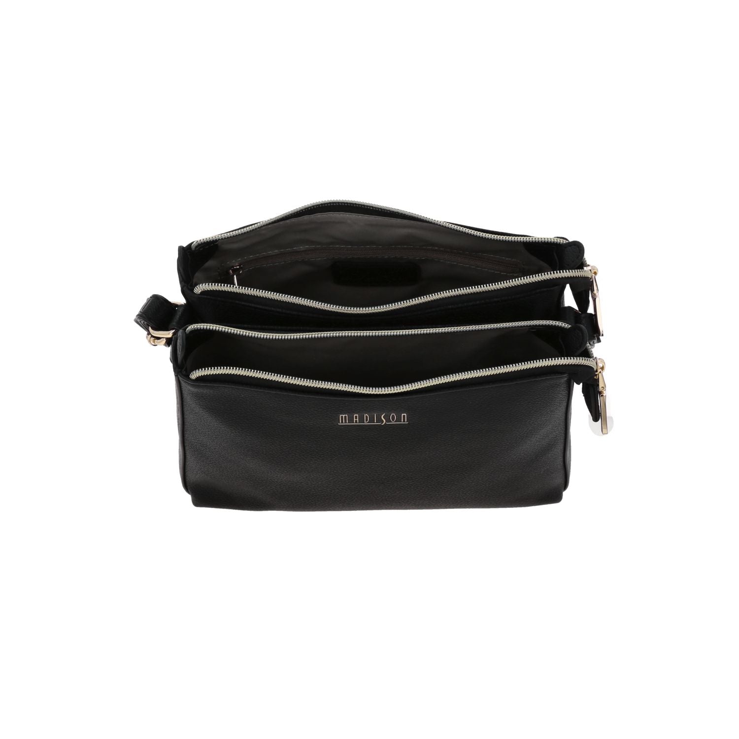 Foto 8 pulgar | Crossbody Negro Madison Floresia