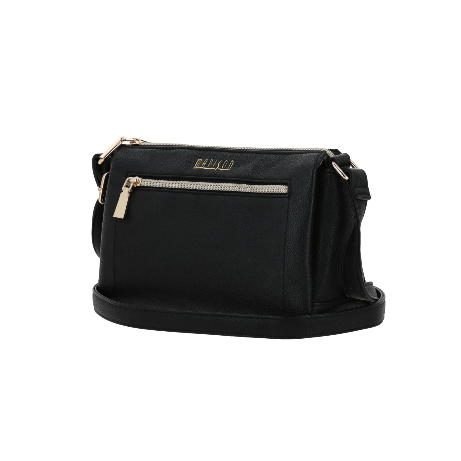 Foto 3 pulgar | Crossbody Negro Madison Floresia