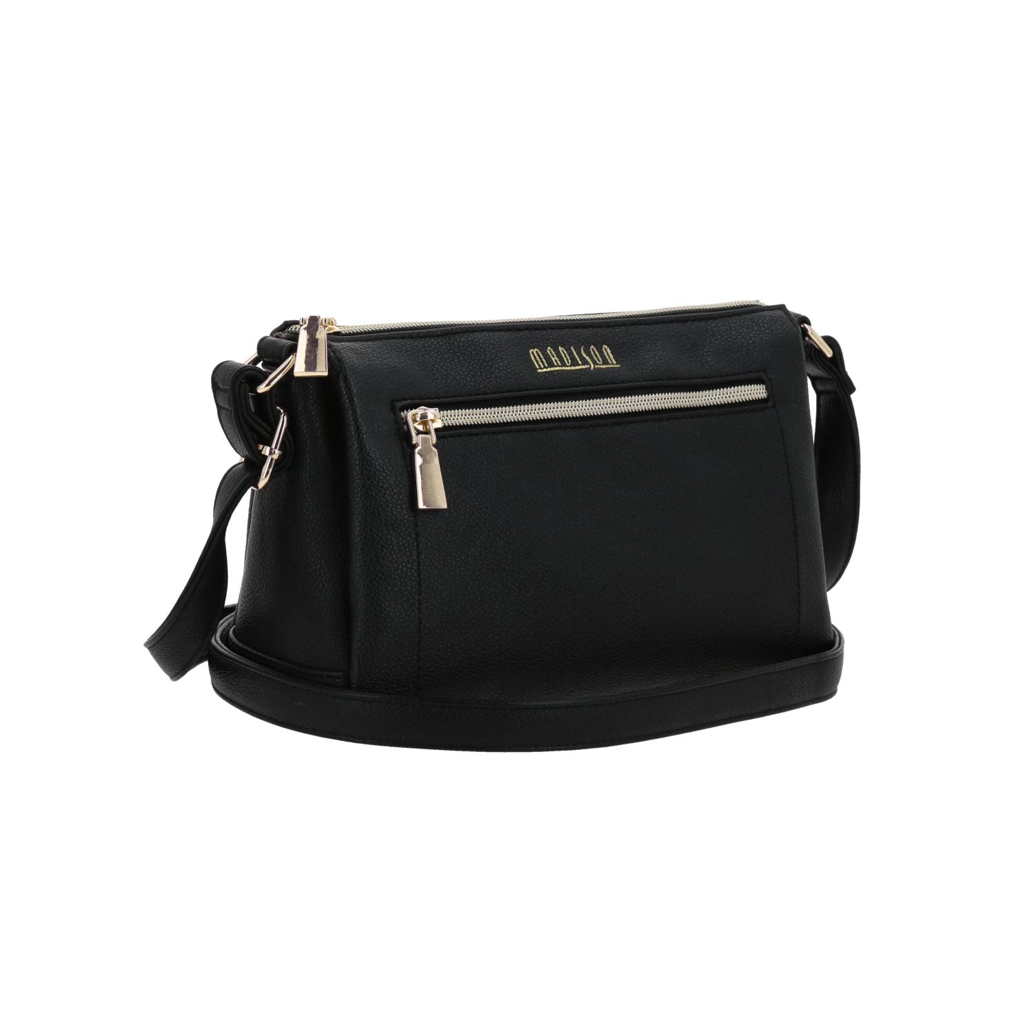 Foto 7 pulgar | Crossbody Negro Madison Floresia