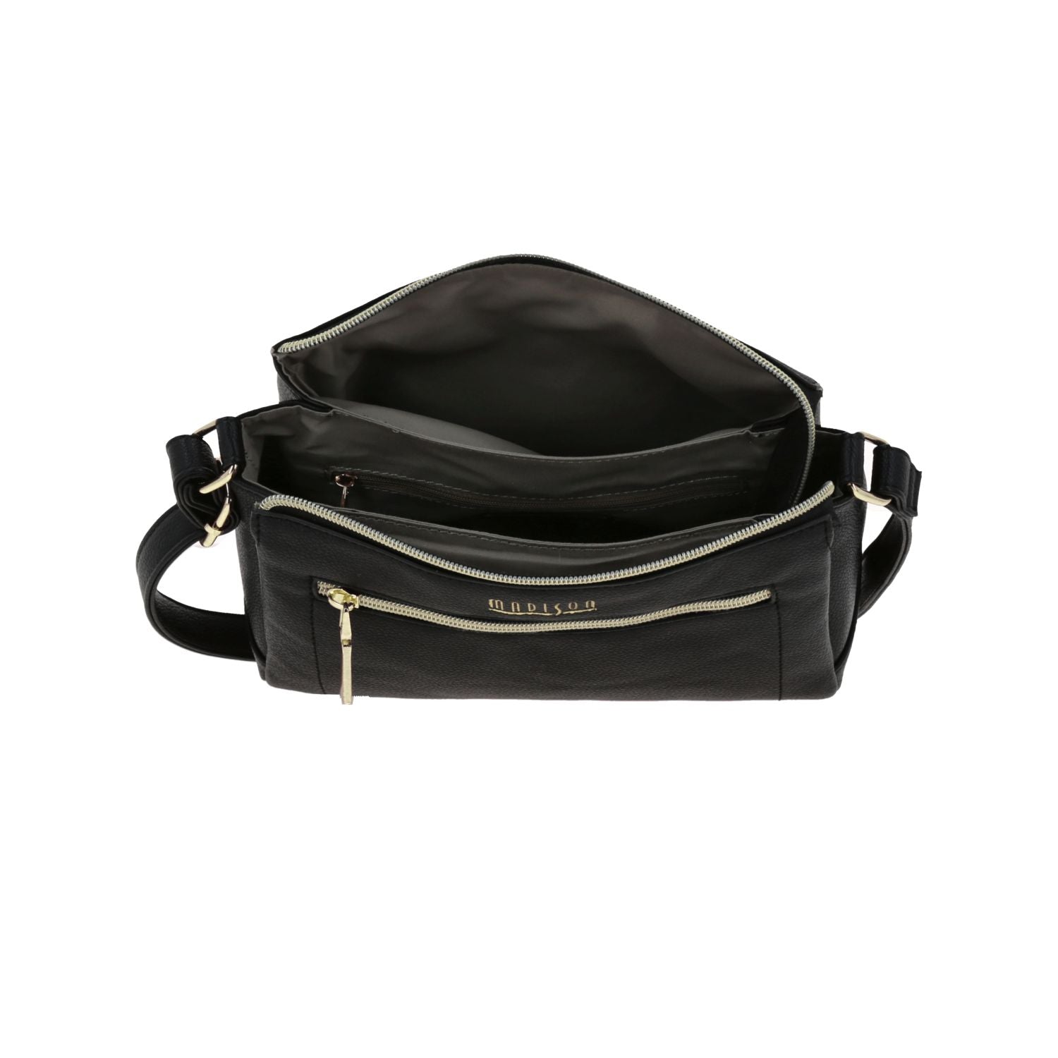 Foto 8 pulgar | Crossbody Negro Madison Floresia