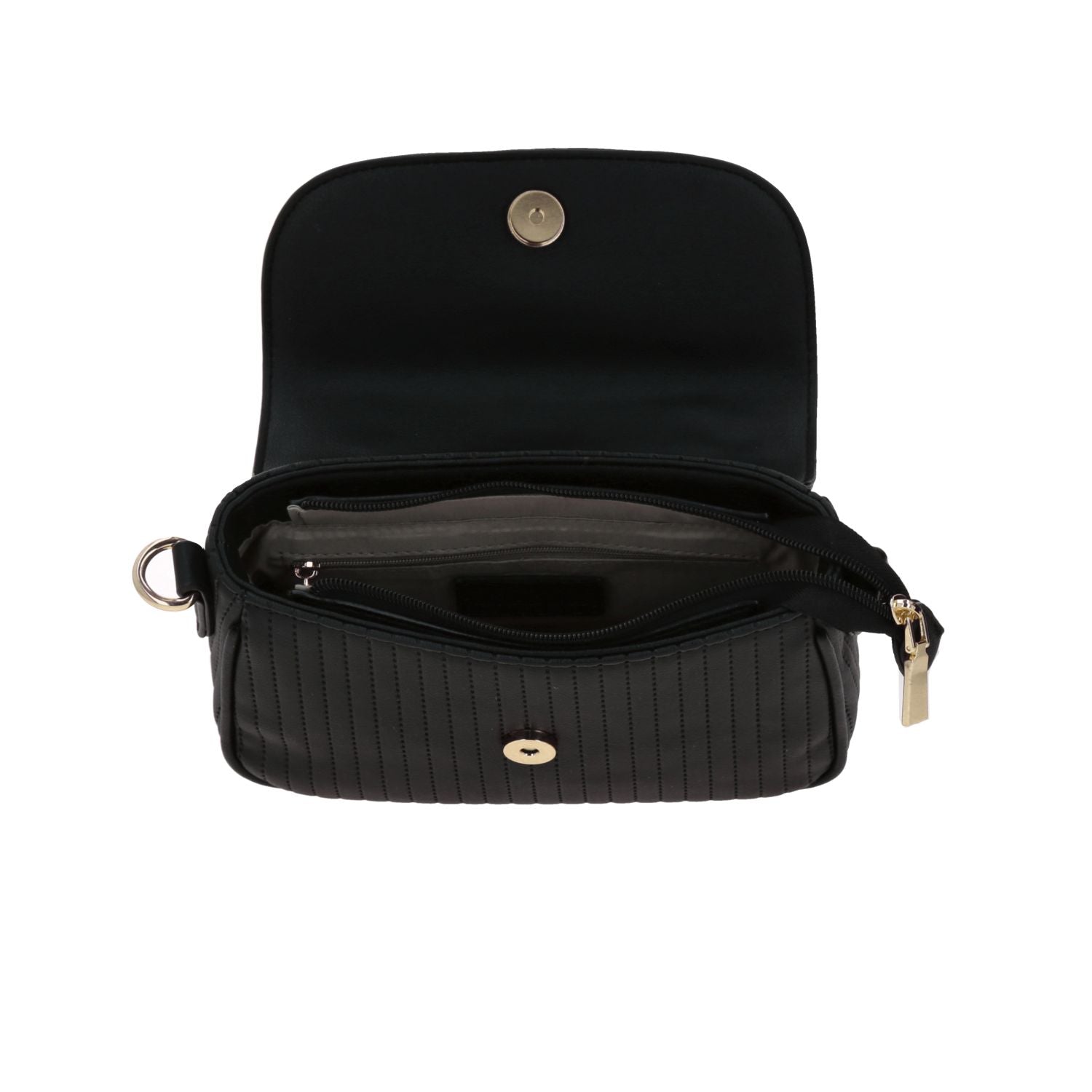 Foto 8 pulgar | Crossbody Negro Madison Lourdes