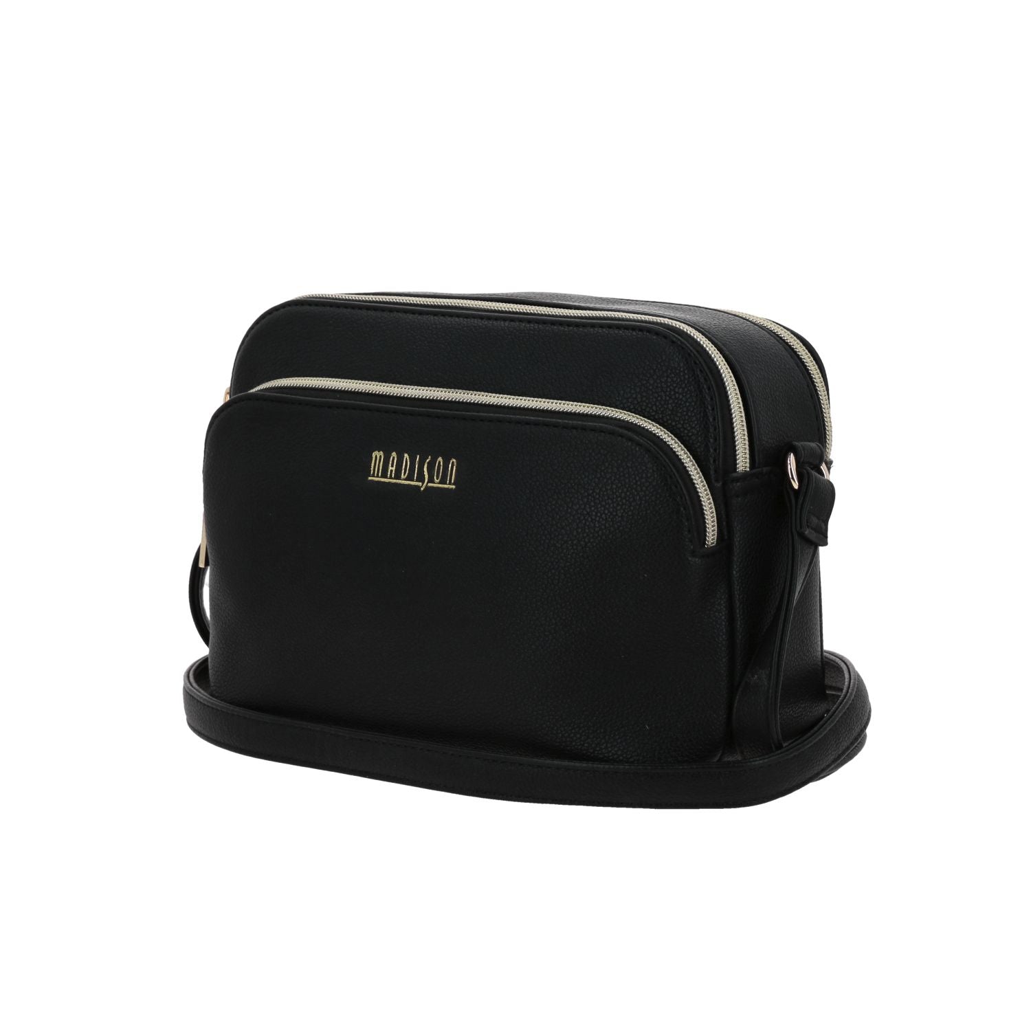 Foto 3 pulgar | Crossbody Negro Madison Floresia