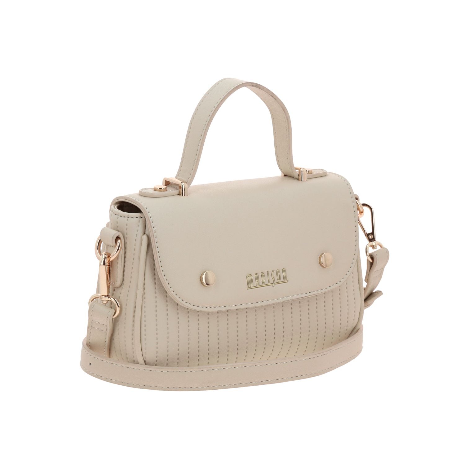 Foto 7 pulgar | Crossbody Beige Madison Lourdes