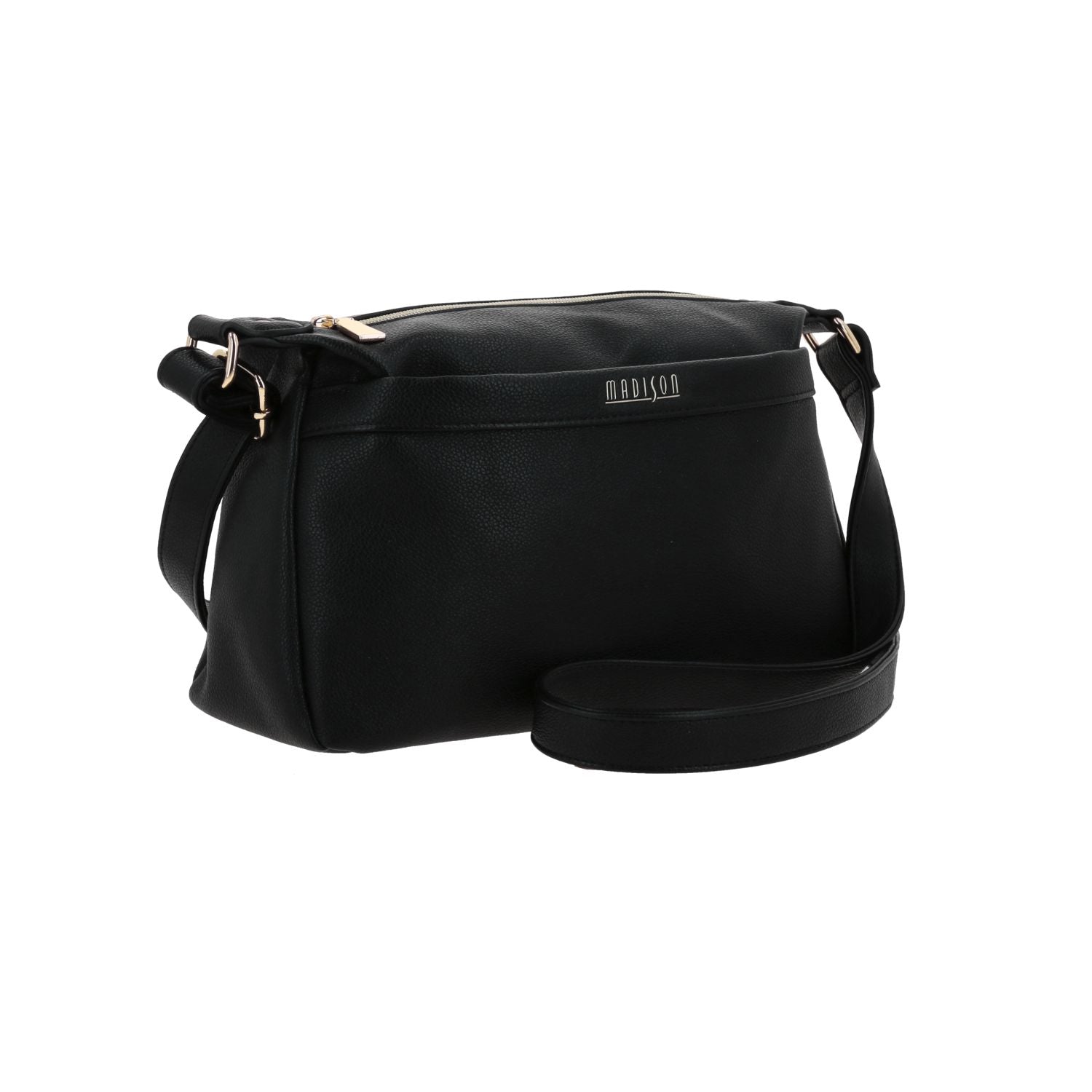 Foto 7 pulgar | Crossbody Negro Madison Floresia