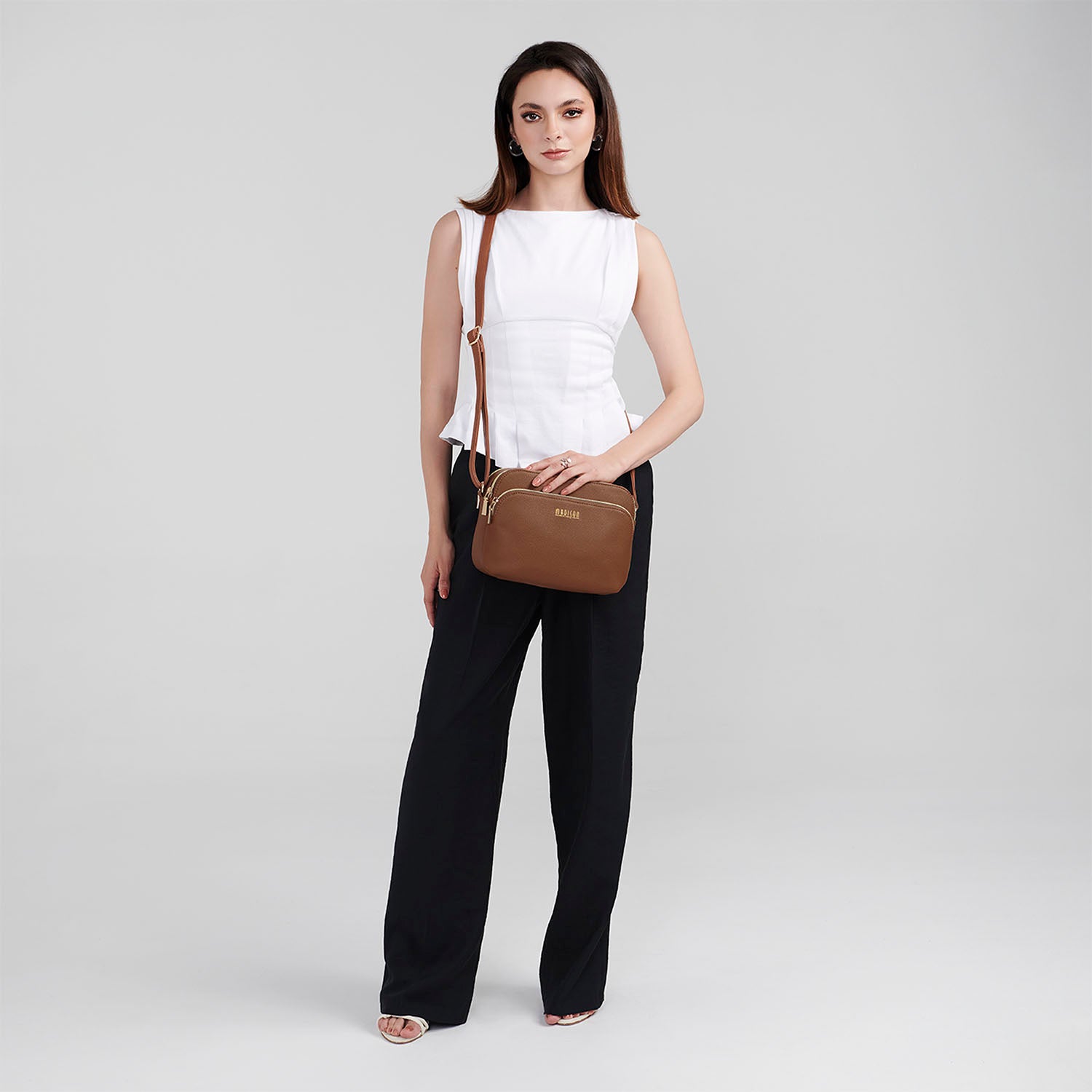 Foto 9 pulgar | Crossbody Cafe Madison Floresia