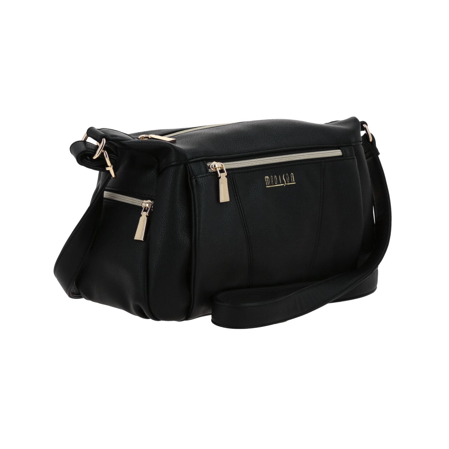 Foto 6 | Crossbody Negro Madison Floresia