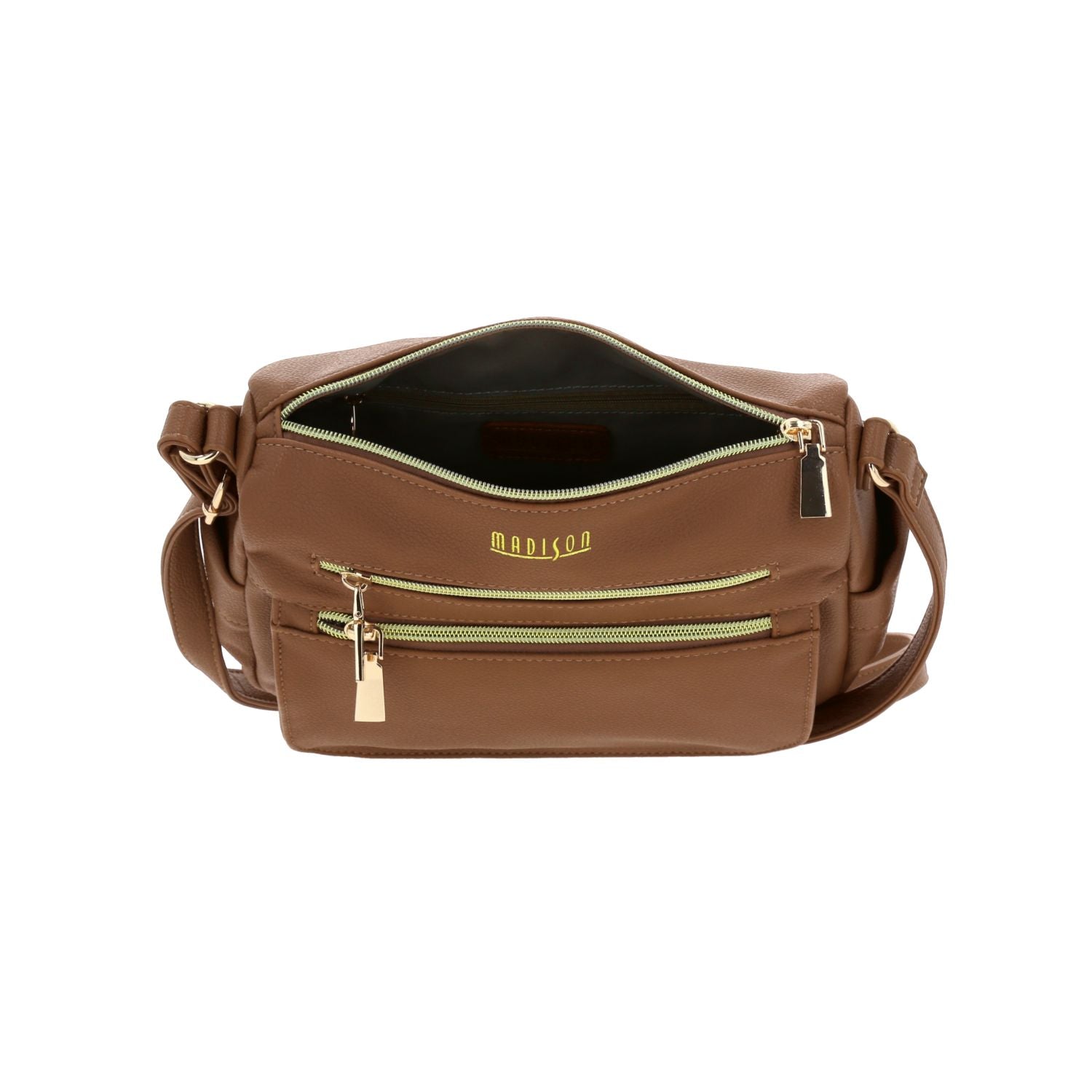 Foto 8 pulgar | Bolsa Crossbody Madison Floresia Café