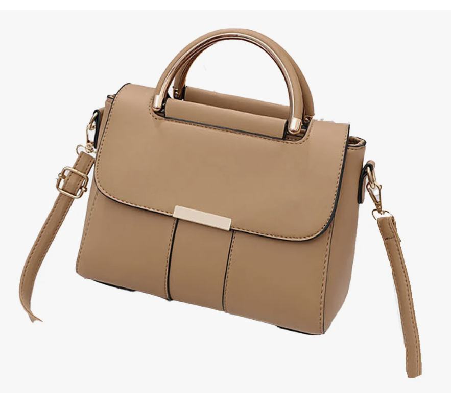 Foto 1 | Bolsos Xtellar Xtellar De Mano Y Hombro Asa Superior Para Mujer Bandolera Modelo Caqui