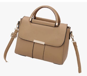 Foto 1 | Bolsos Xtellar Xtellar De Mano Y Hombro Asa Superior Para Mujer Bandolera Modelo Caqui