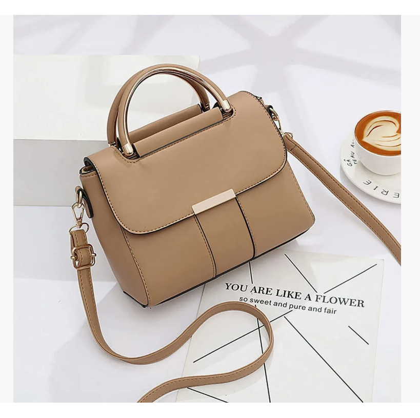 Foto 2 | Bolsos Xtellar Xtellar De Mano Y Hombro Asa Superior Para Mujer Bandolera Modelo Caqui