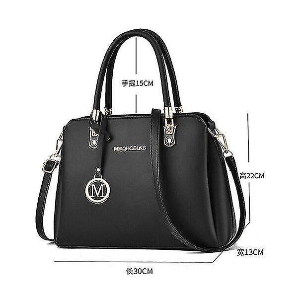 Foto 3 pulgar | Bolso De Mano Huoguo Fashion De Piel Para Mujer De Gran Capacidad Marrón - Venta Internacional.