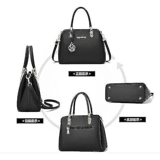 Foto 3 | Bolso De Mano Huoguo Fashion De Piel Para Mujer De Gran Capacidad Marrón - Venta Internacional.