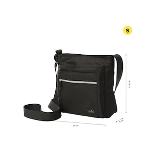 Foto 3 | Totto Bolsa De Dama - Mujer Crossbody Bandolera Sup241 Negro