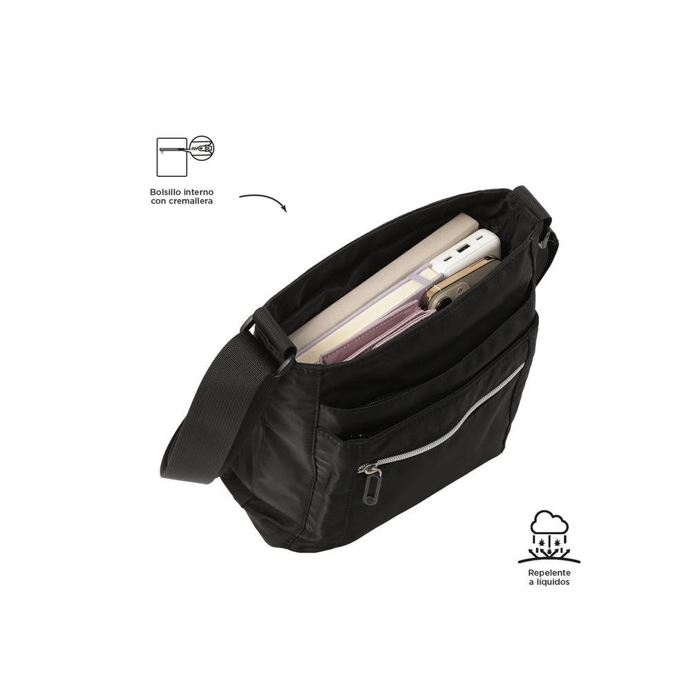 Foto 6 pulgar | Totto Bolsa De Dama - Mujer Crossbody Bandolera Sup241 Negro