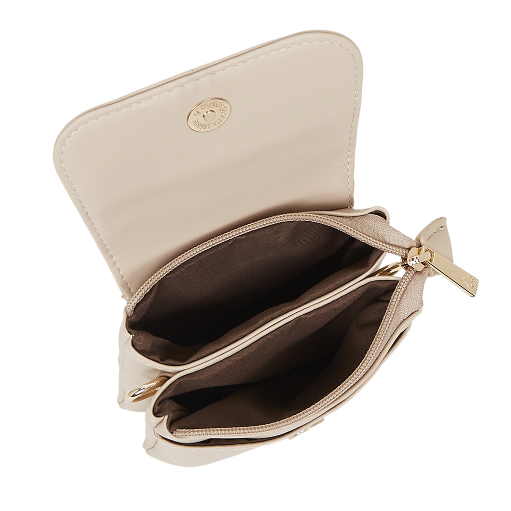Foto 4 pulgar | Crossbody Hpc Polo Color Cenizo