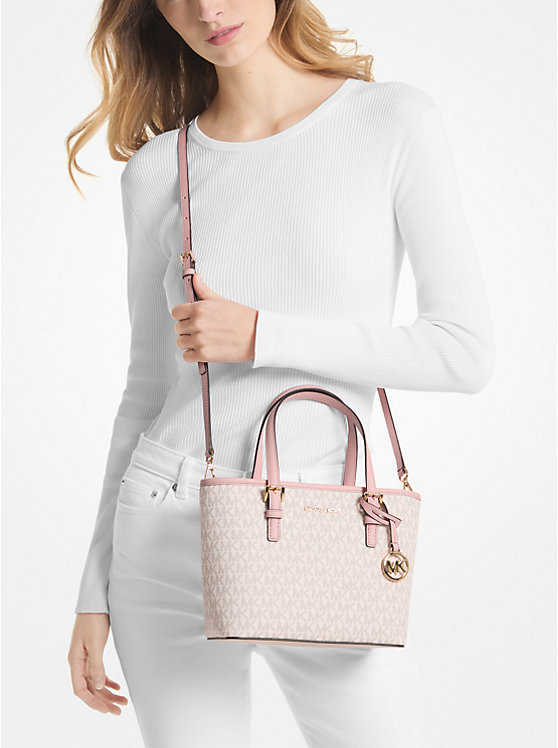 Foto 5 pulgar | Bolso De Mano Michael Kors Jet Set Travel X-small Con Estampado Del Logotipo - Venta Internacional.