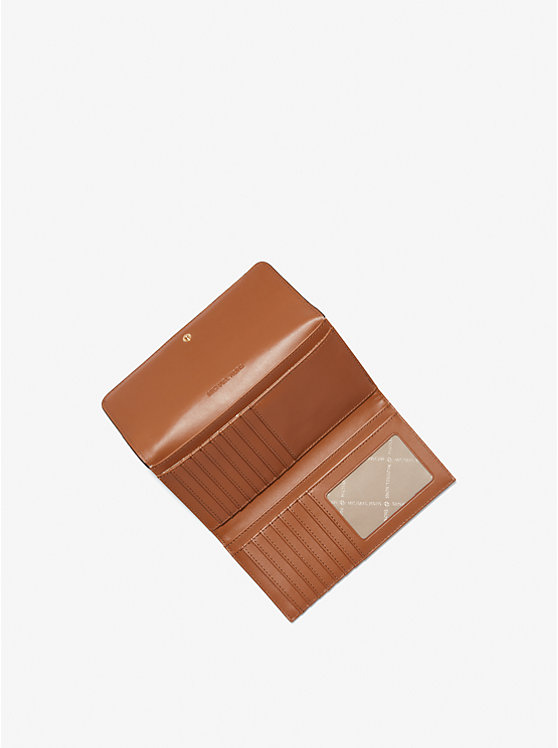 Foto 2 | Monedero Michael Kors Jet Set De Lona Con Logotipo Grande, Tres Pliegues - Venta Internacional.