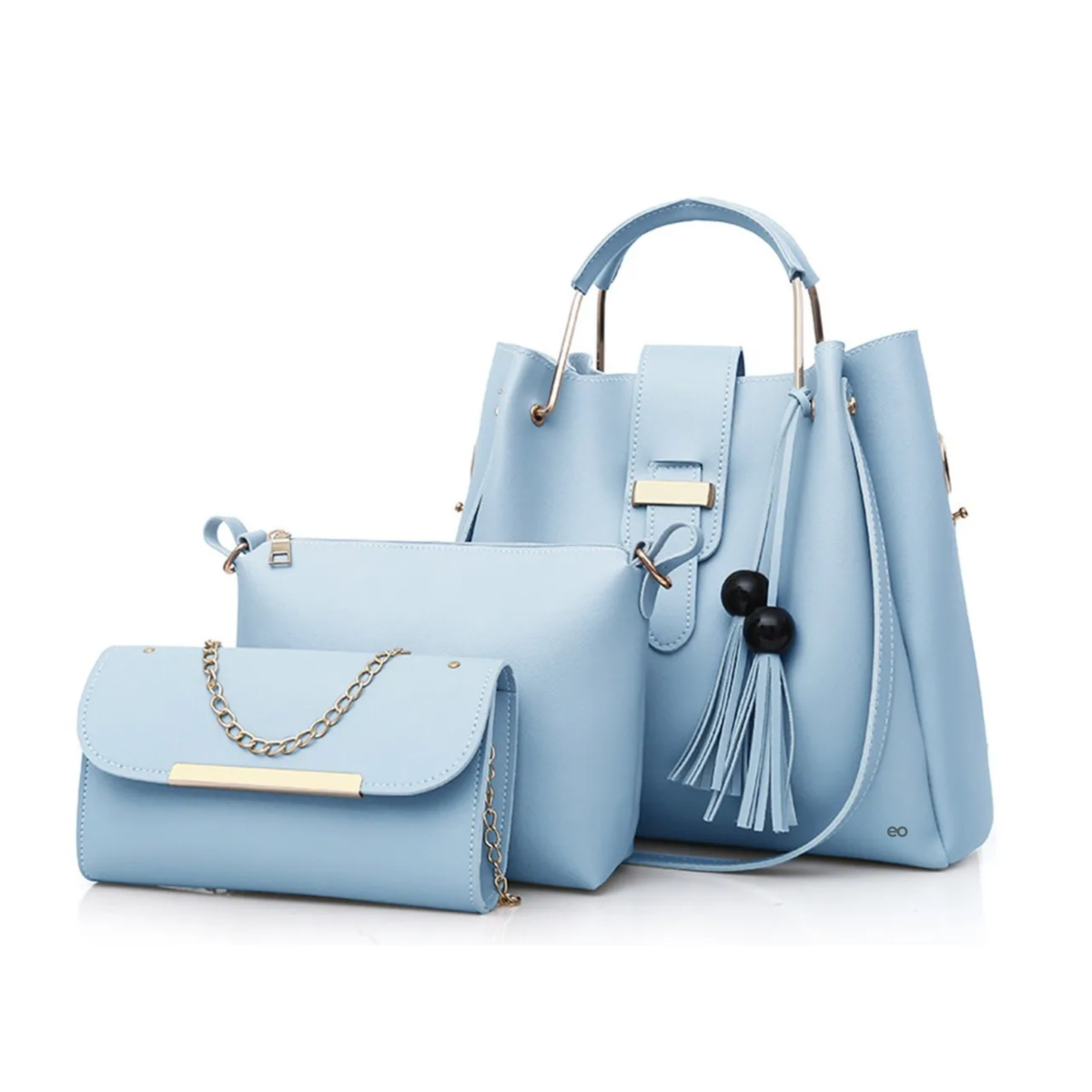 Foto 1 | Set 3 Bolsas Mujer  Eo Safe Imports Esi-19067 Color Azul