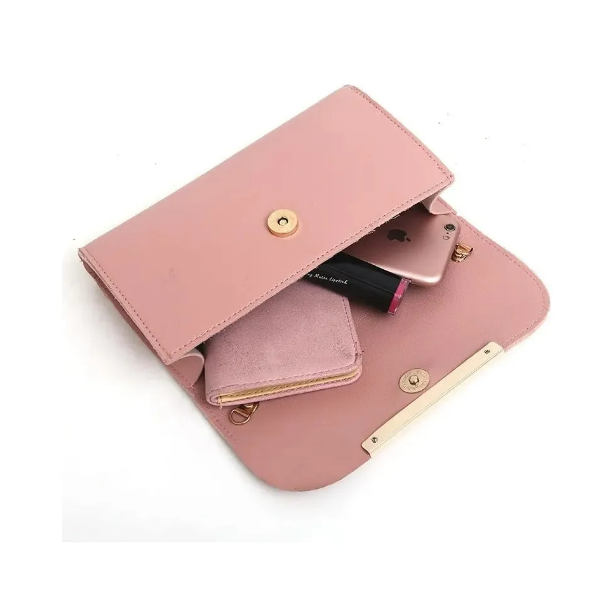 Foto 4 pulgar | Set 3 Bolsas Mujer Borla Moda  Eo Safe Imports Esi-19072 Color Rosa