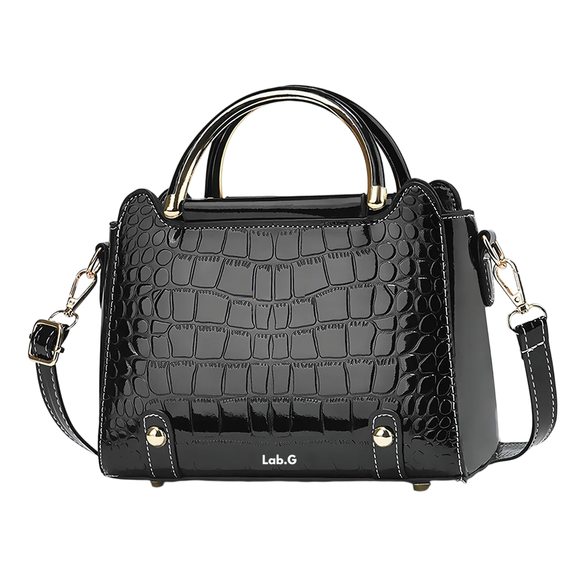 Foto 2 pulgar | Bolsa Bandolera Lab.g Mujer Moda Cartera Crossbody Tote Hombro Negro