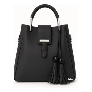 Foto 2 | Conjunto De 3 Bolsos De Lujo Para Mujer, Gran Capacidad Color Negro