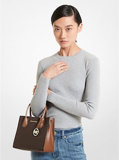 Foto 3 | Bandolera Michael Kors Mercer De Piel Mediana - Venta Internacional.