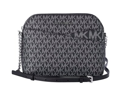 Foto 1 | Bolsa Michael Kors Jet Set Travel Medium Logo Dome Crossbody 35h3gtvc6v Color Negro