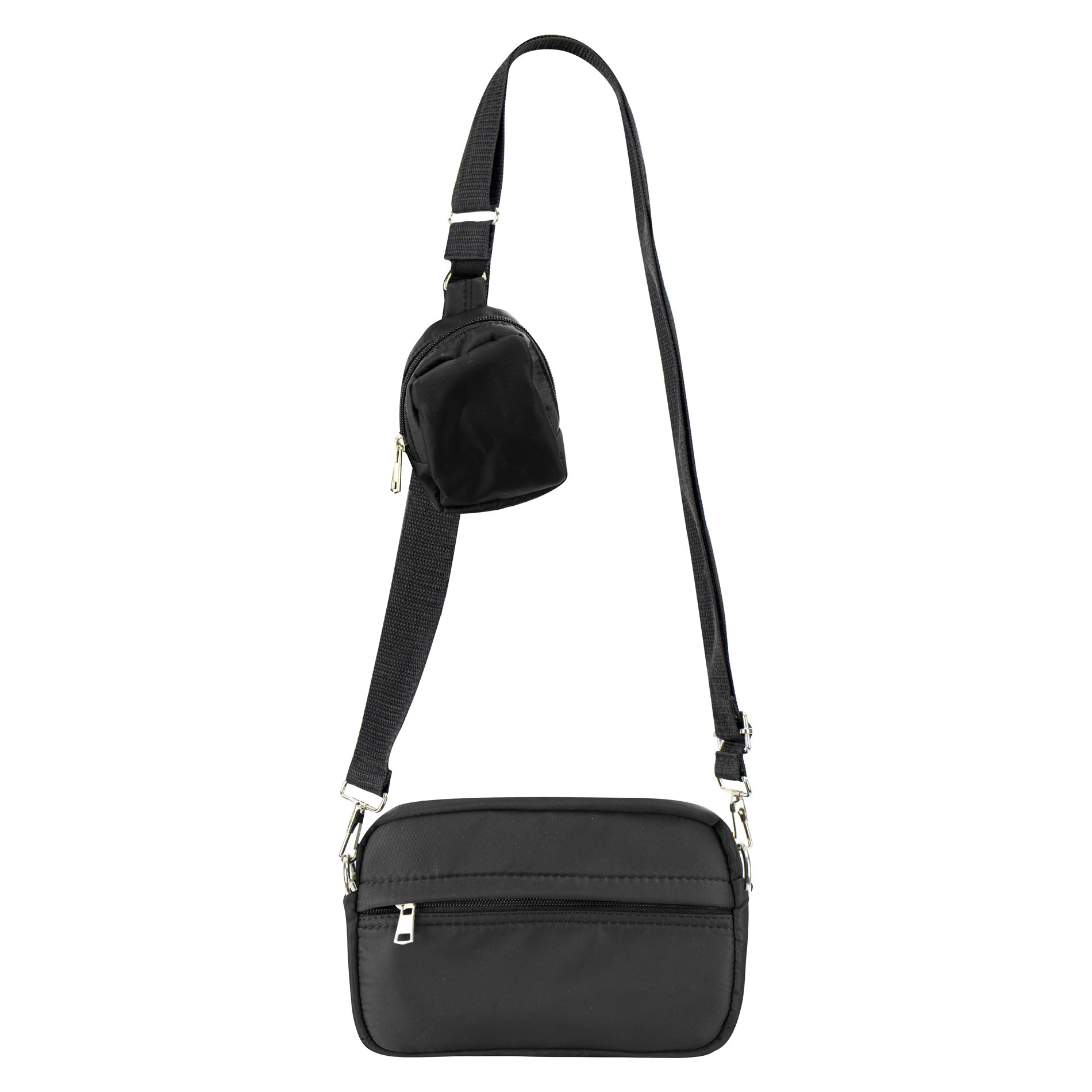 Foto 1 | Mariconera Unisex Negro Bimba Textil Sidney Nueva Imagen